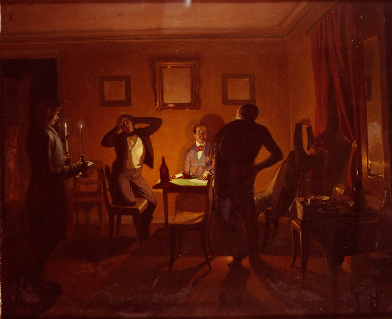 Gamblers, 1852 tekijältä Pavel Andreevich Fedotov