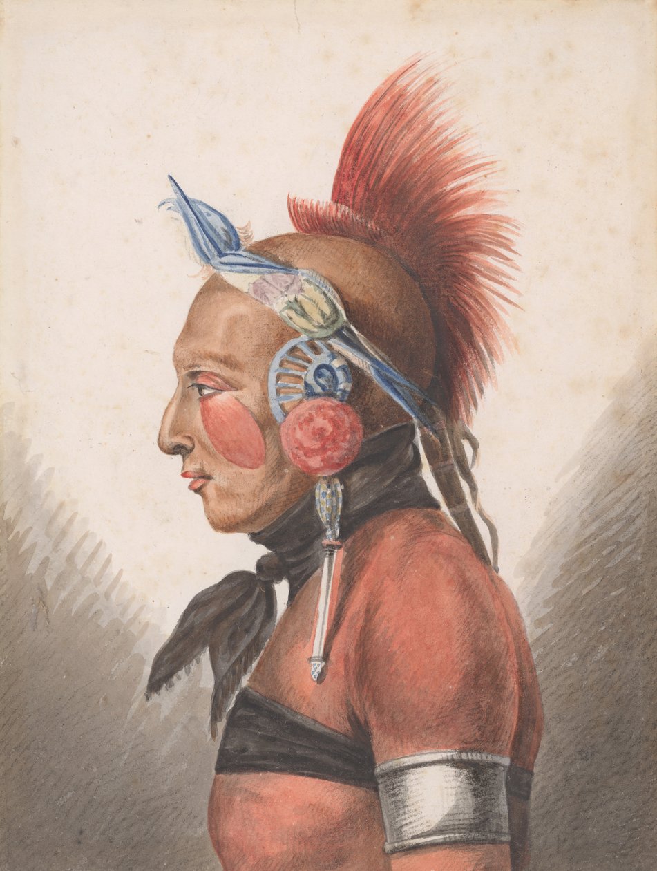 Osage Warrior, 1811-n. 1813. tekijältä Pavel Petrovic Svin
