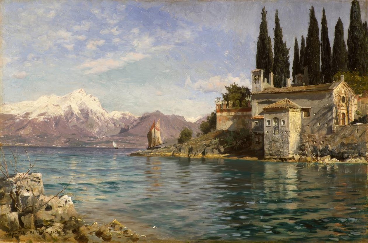 Punta San Vigilio tekijältä Peder Monsted