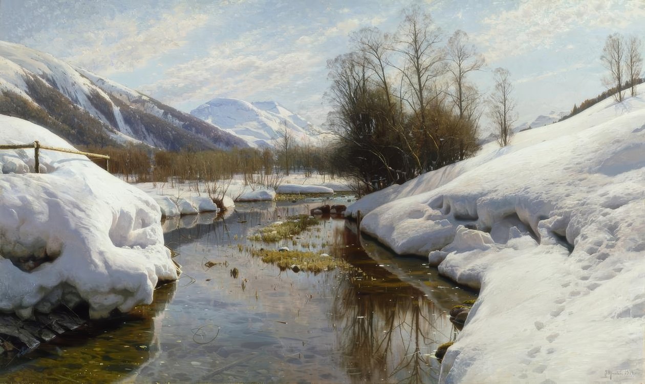 Wintersonne Engadinissa tekijältä Peder Monsted