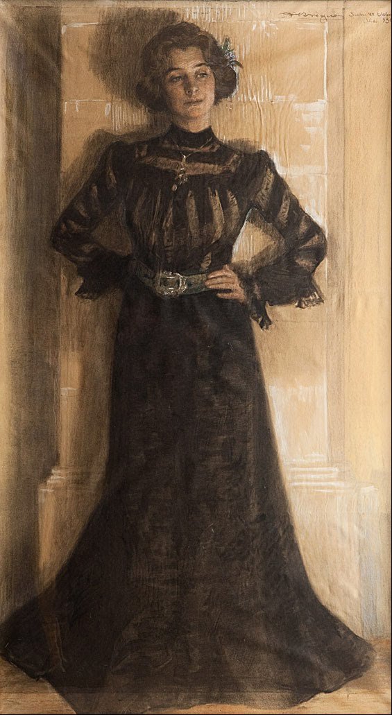 Muotokuva taiteilijan vaimosta: Marie Kroyer tekijältä Peder Severin Krøyer