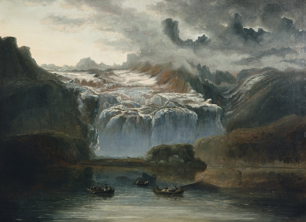 Jostedalsin jäätikkö (öljy kankaalle) tekijältä Peder Balke