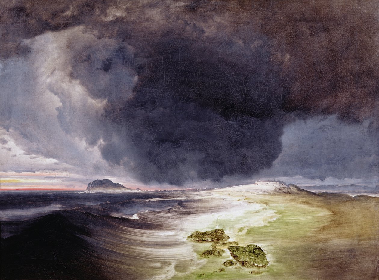Vardohusin linnoitus (öljy kankaalle) tekijältä Peder Balke