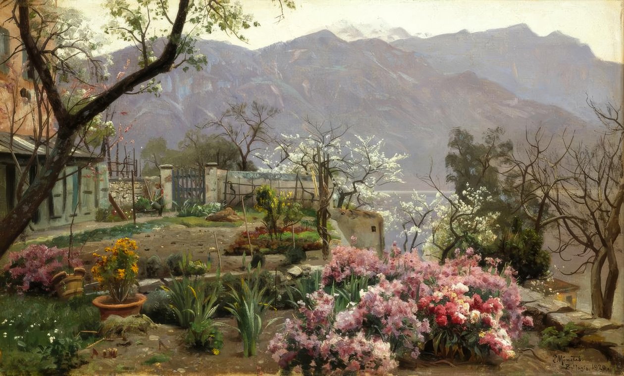 Blumengarten bei Bellagio tekijältä Peder Monsted