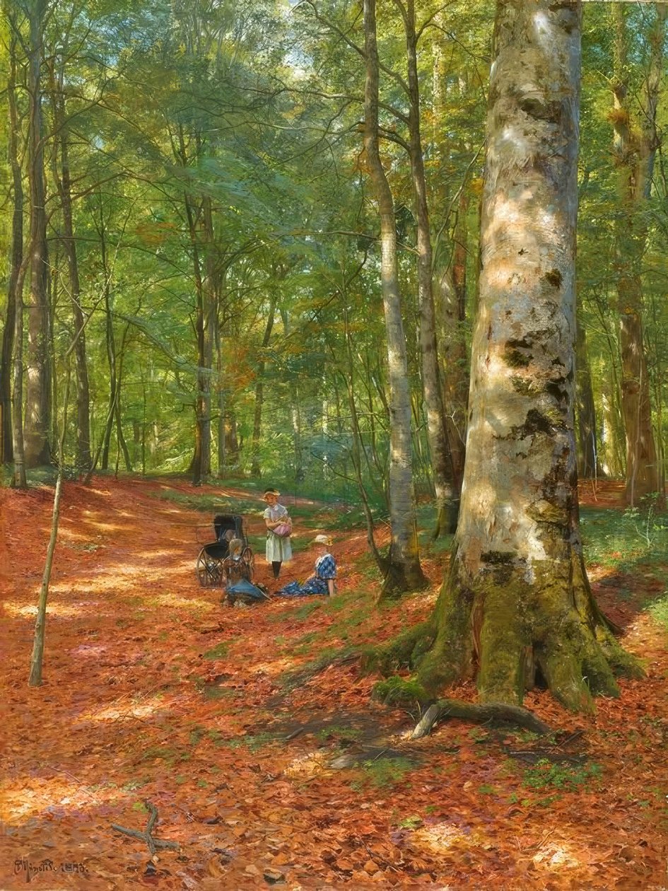 P.Mönsted, Aukealla metsikössä tekijältä Peder Monsted