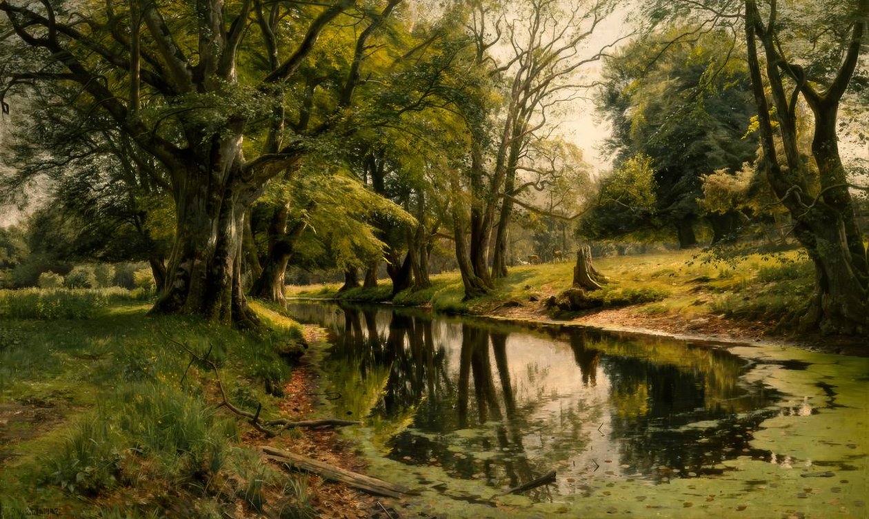 Metsän vesi on tyyni tekijältä Peder Monsted