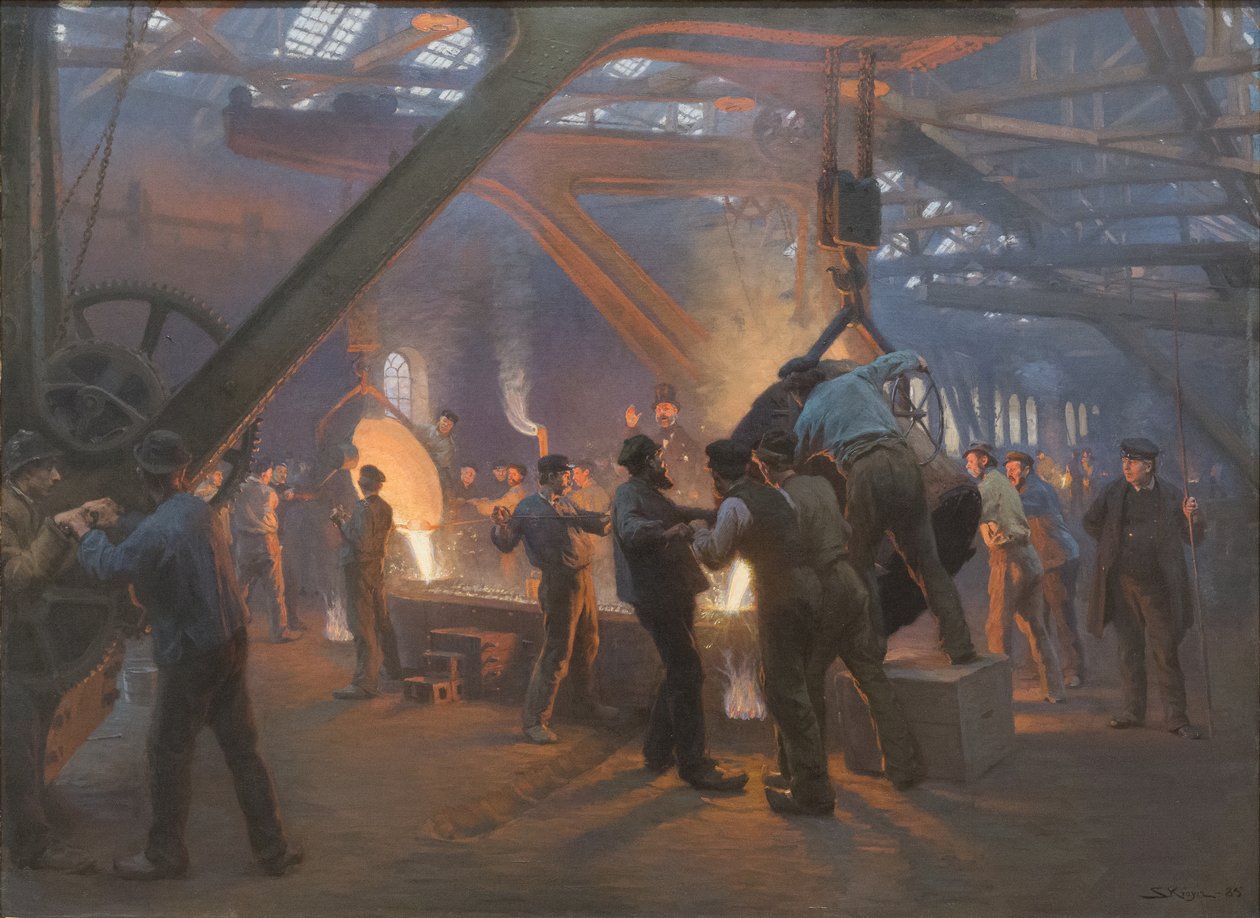 Burmeister ja Wain Iron Foundry tekijältä Peder Severin Krøyer