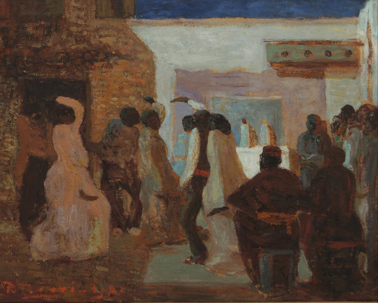 Candombe tai Candombe kuun alla tekijältä Pedro Figari