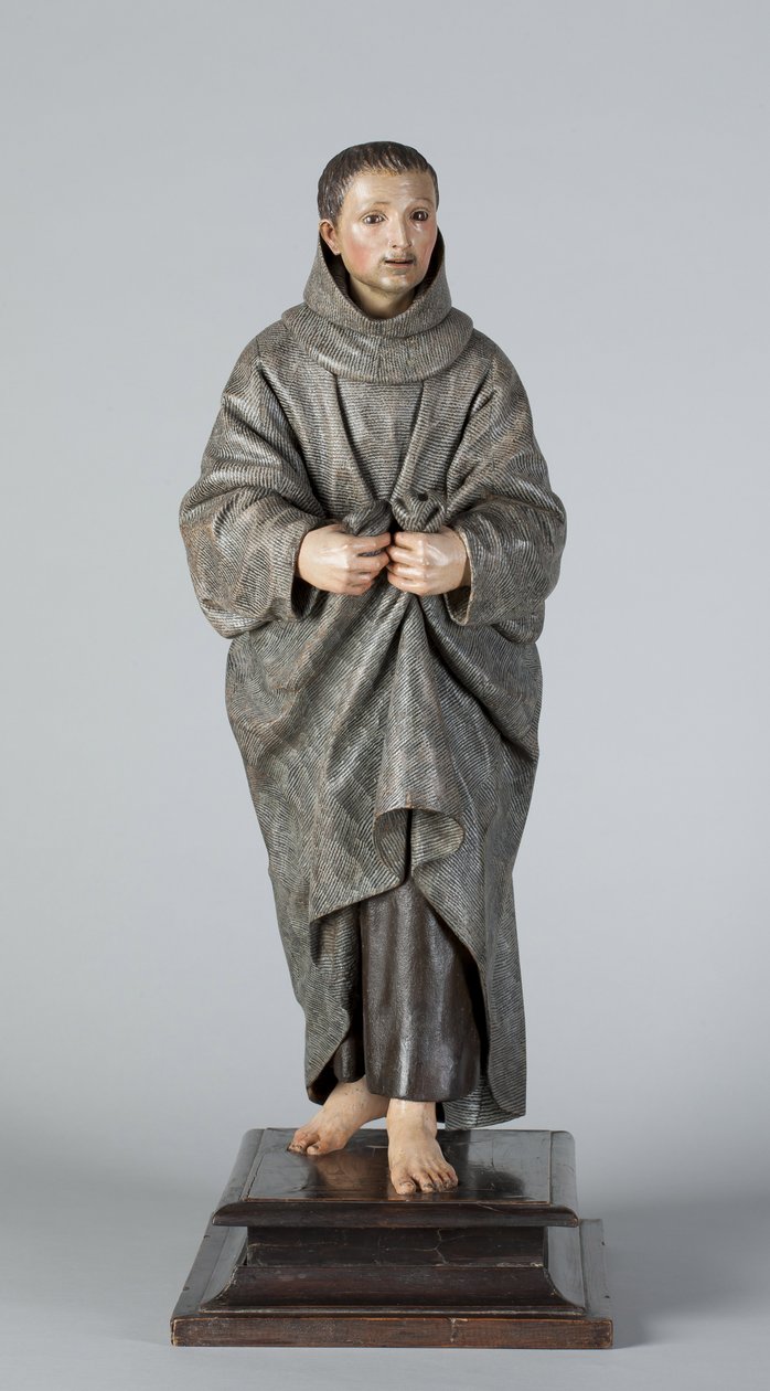 San Diego of Alcala, n. 1665–1670 (monivärinen puu) tekijältä Pedro de Mena