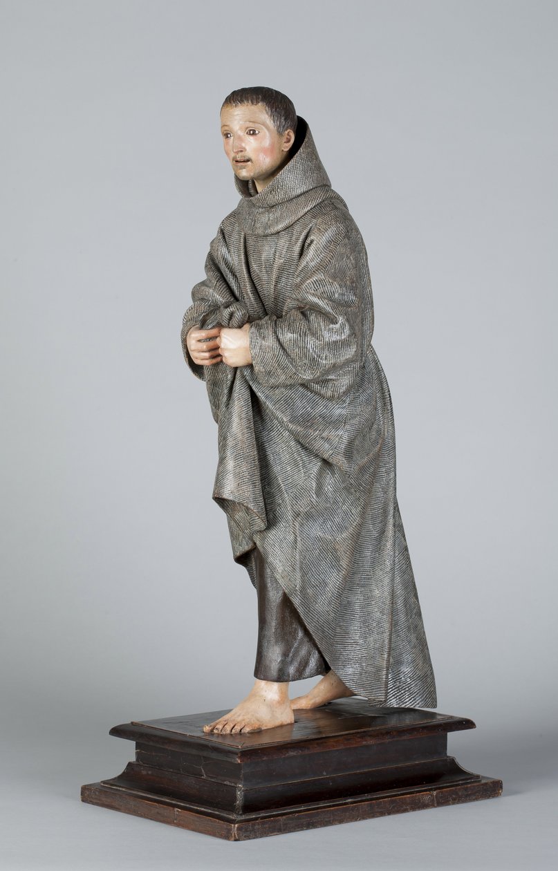 San Diego of Alcala, n. 1665–1670 (monivärinen puu) tekijältä Pedro de Mena