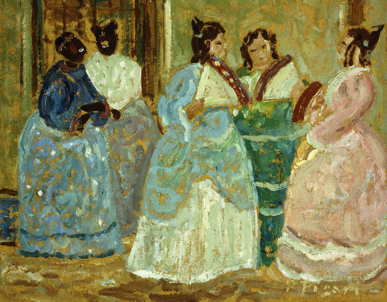 Siirtomaa-kohtaus; Escena Colonial tekijältä Pedro Figari