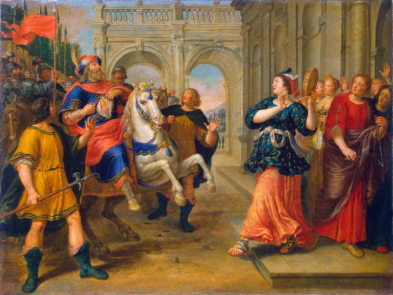 Jephthan tytär, 1640-1650. tekijältä Peeter Lint van