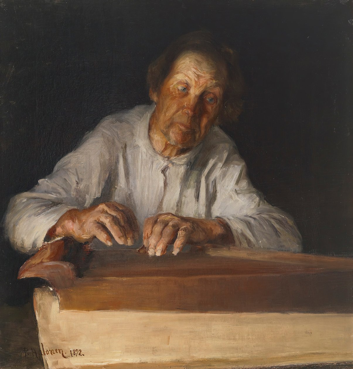 Kantele-soitin, 1892. tekijältä Pekka Halonen