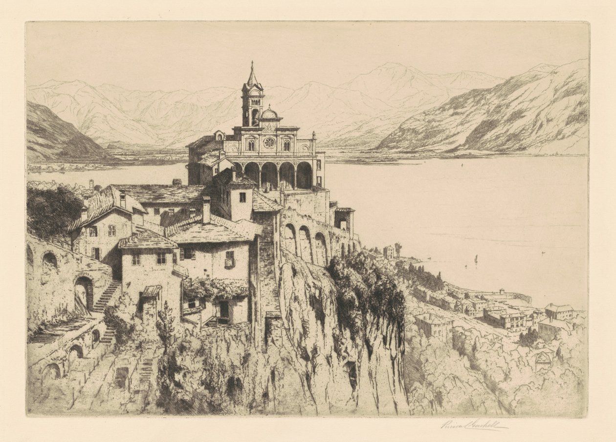 Santa Maria del Sasso, Locarno tekijältä Percival Gaskell