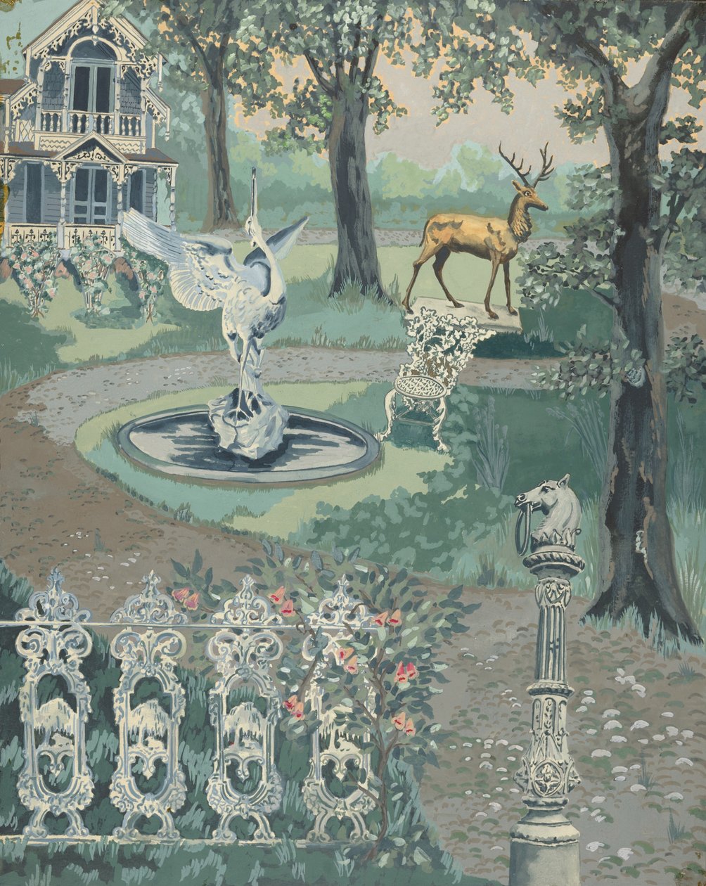 Puutarhaympäristö, 19351942. tekijältä Perkins Harnly