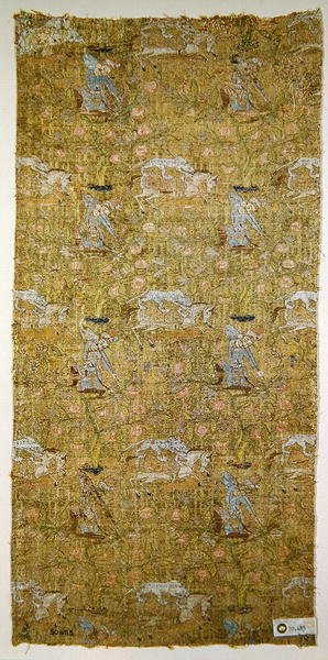 Metsästyskohtausta kuvaava kuvakudos, Safavid-dynastia (tekstiili) tekijältä Persian School