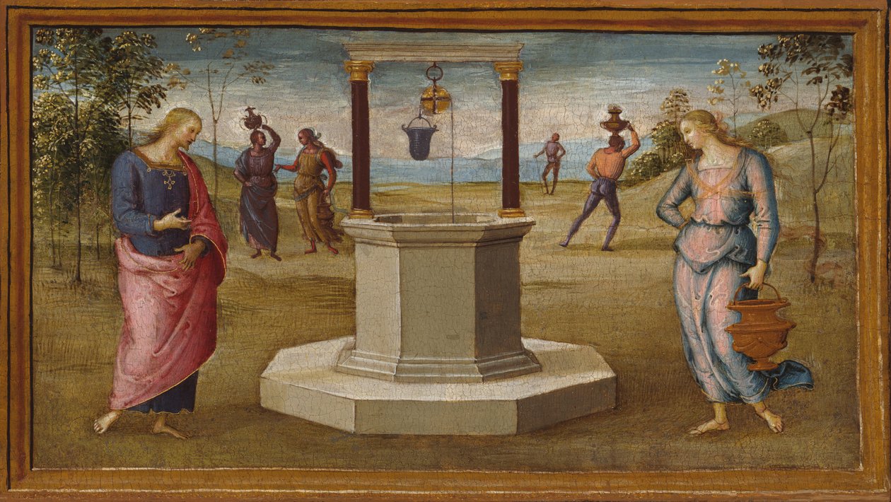 Kristus ja Samarian nainen, 150005. tekijältä Perugino