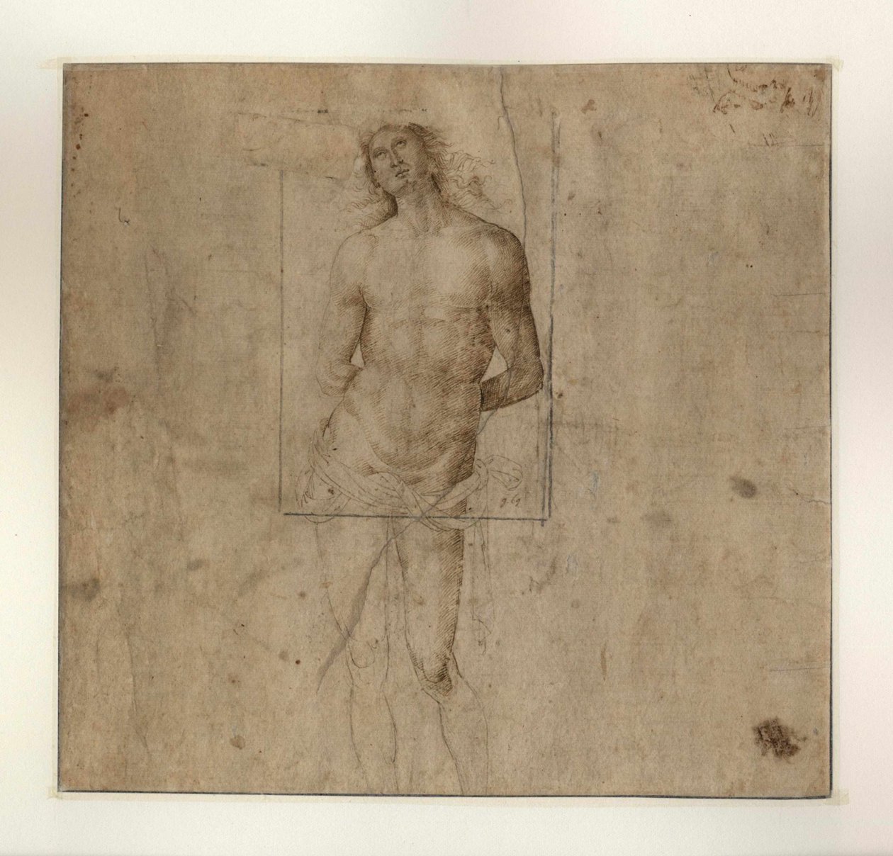Pyhä Sebastian, n. 1500. tekijältä Perugino