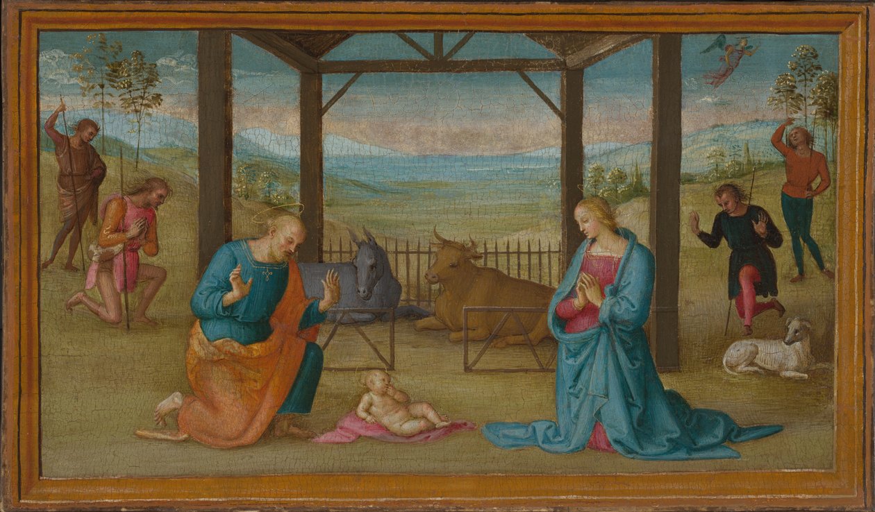 Syntymäjumalanpalvelus tekijältä Perugino