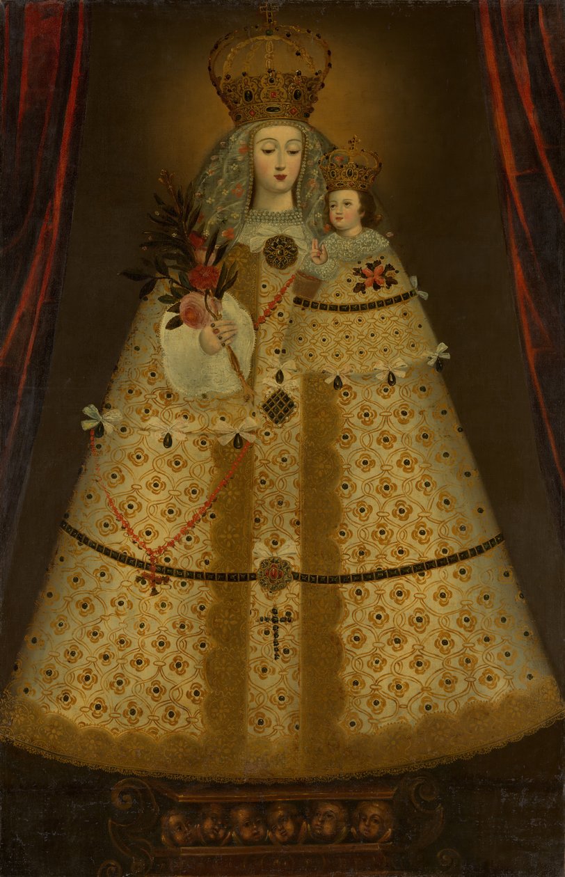 Guapulon neitsyt Maria, 1700-luku. tekijältä Peruvian
