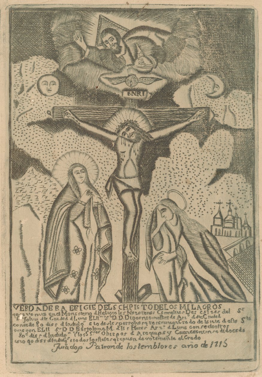 Ristiinnaulitseminen tekijältä Peruvian 19th Century