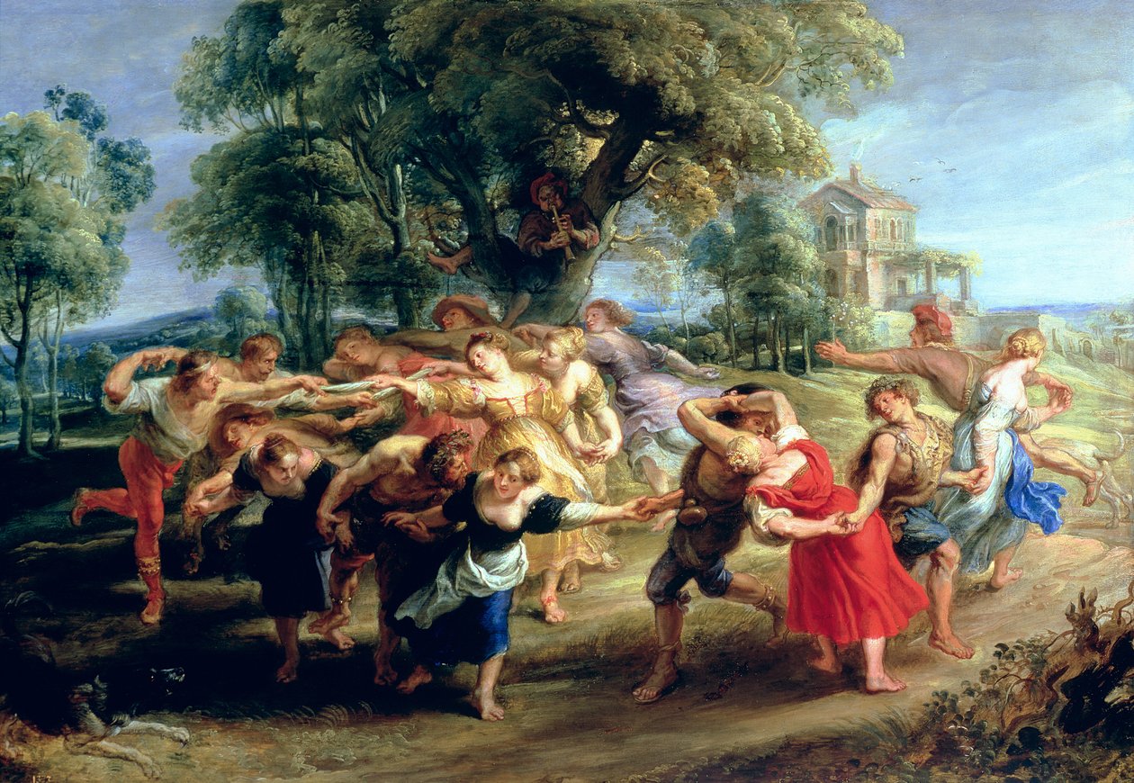 Talonpoikatanssi, 1636-40 tekijältä Peter Paul Rubens