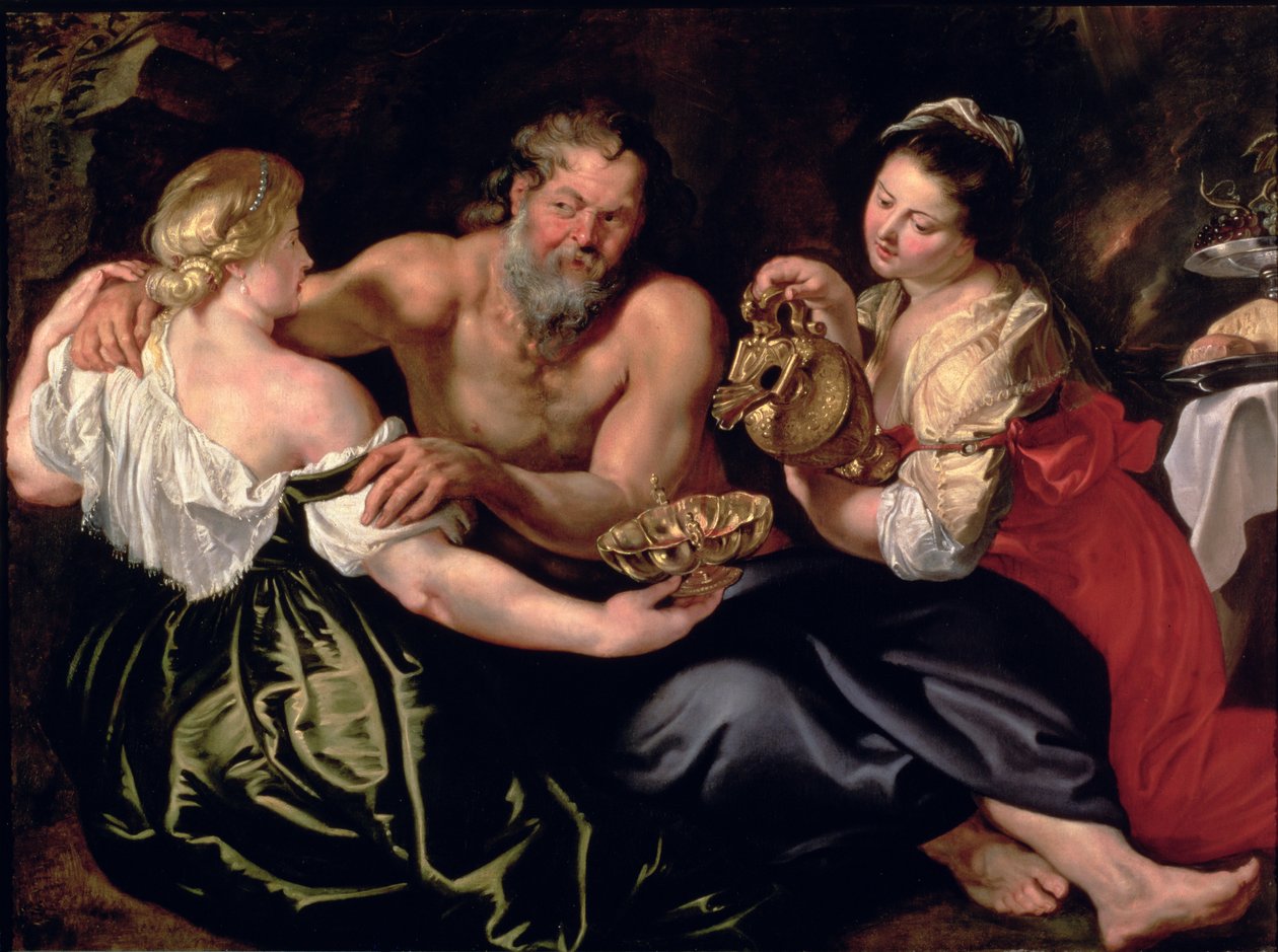 Loot ja hänen tyttärensä tekijältä Peter Paul Rubens