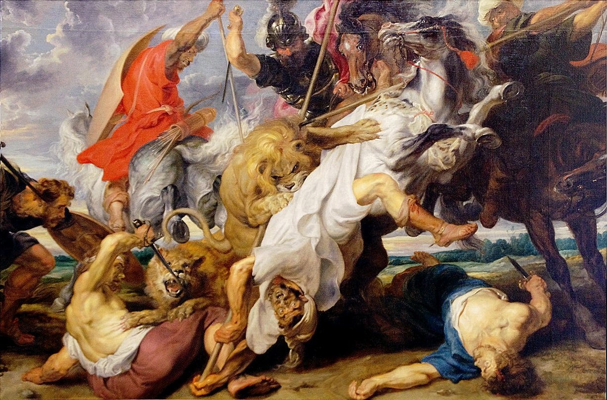 Löwenjagd tekijältä Peter Paul Rubens