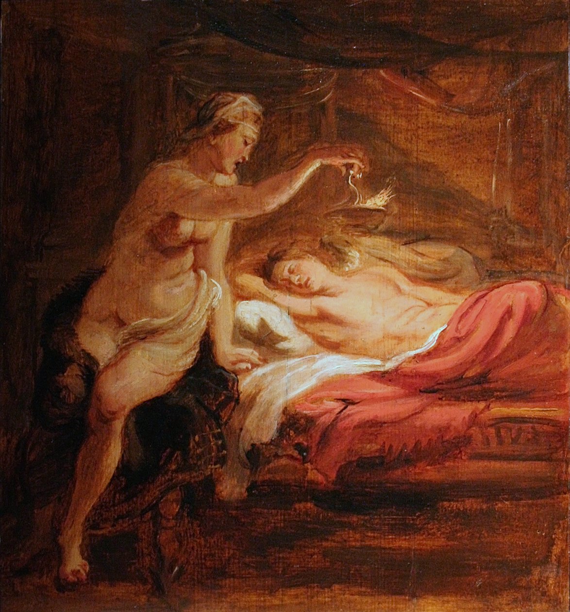 Psyché et l’Amour endormi tekijältä Peter Paul Rubens