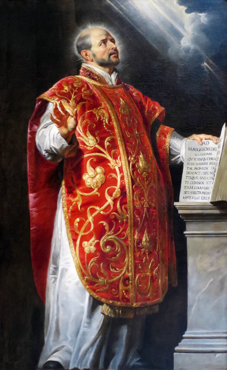 Pyhä Ignatius Loyola tekijältä Peter Paul Rubens