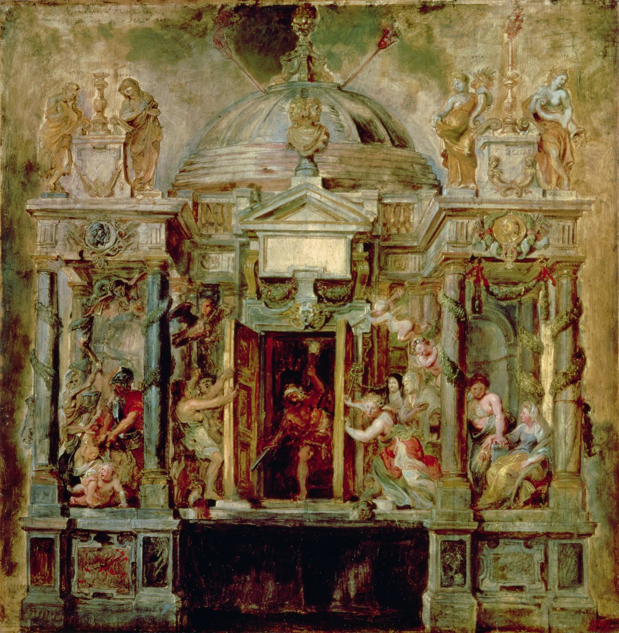 Januksen temppeli, 1630-luku tekijältä Peter Paul Rubens