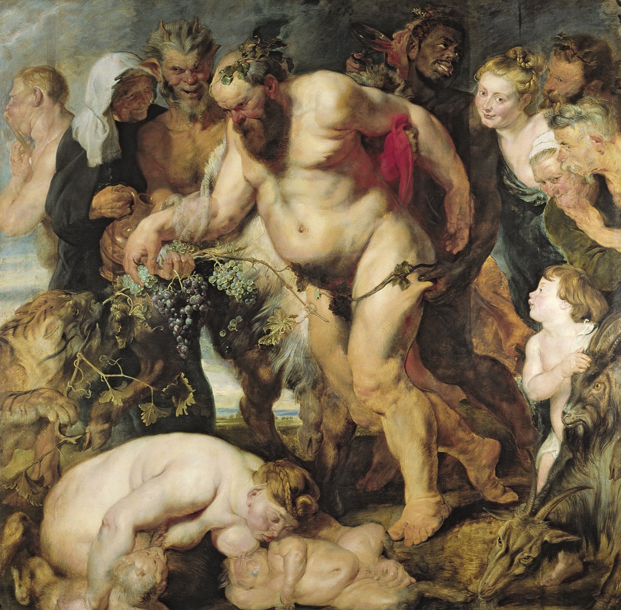The Drunken Silenus, n. 1617-1818 tekijältä Peter Paul Rubens