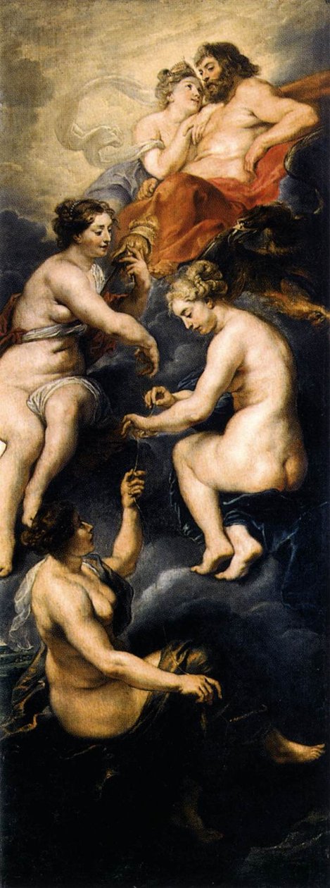 Fates Spinning Maries Destiny tekijältä Peter Paul Rubens