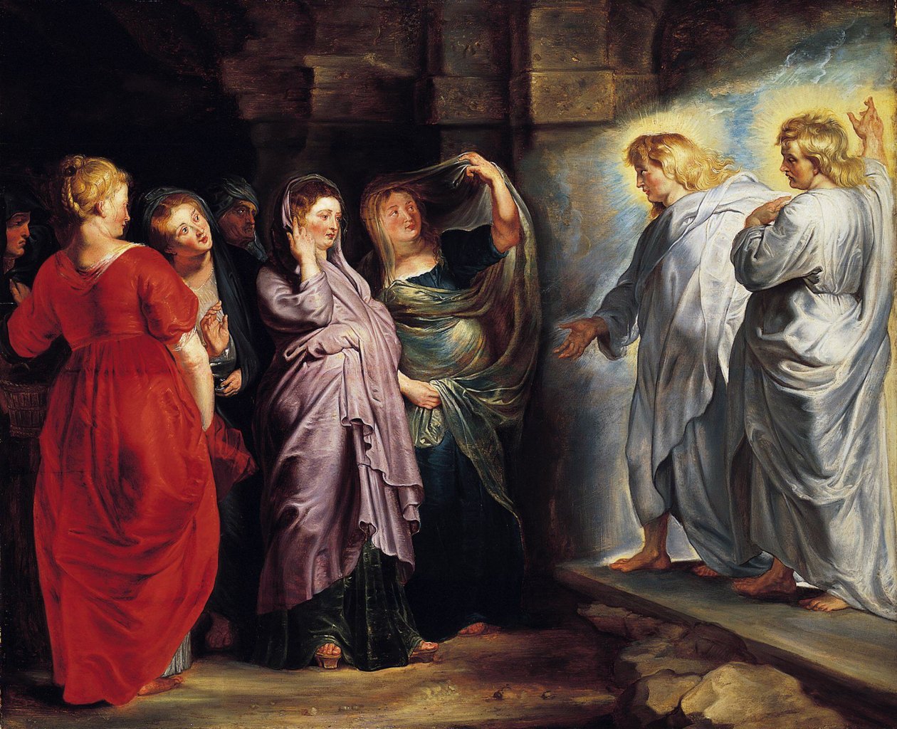 Pyhät naiset haudalla tekijältä Peter Paul Rubens