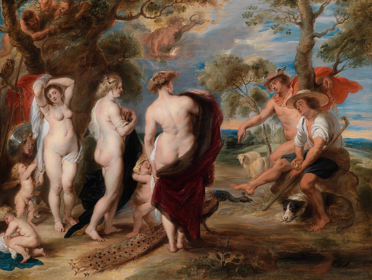 Pariisin tuomio tekijältä Peter Paul Rubens