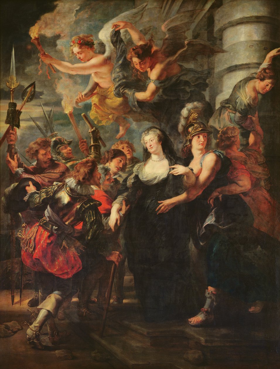Medici-sykli: Marie de Medici (1573-1642) pakenemassa Blois