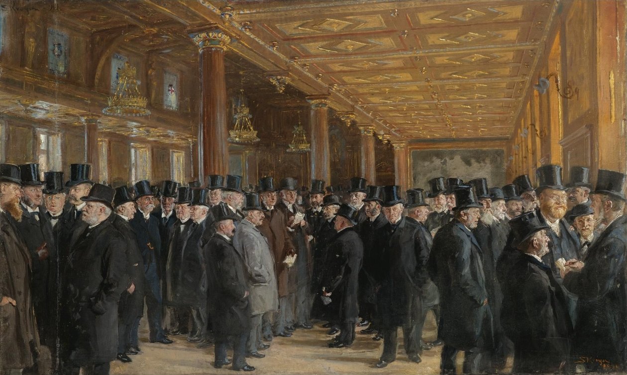 Fra Kobenhavns bors skitse tekijältä Peder Severin Krøyer