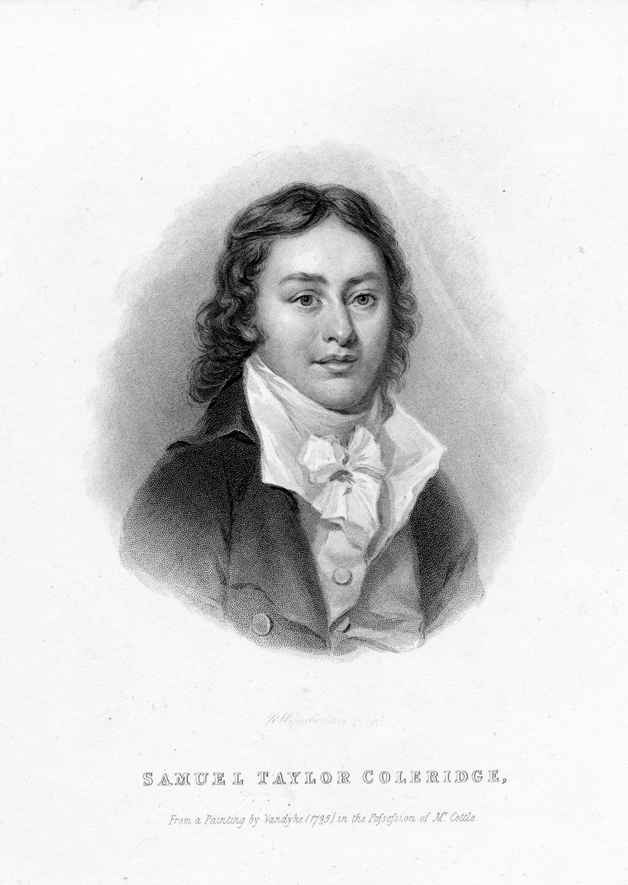 Samuel Taylor Coleridge, kaiverrus Richard Woodman tekijältä Peter van Dyke