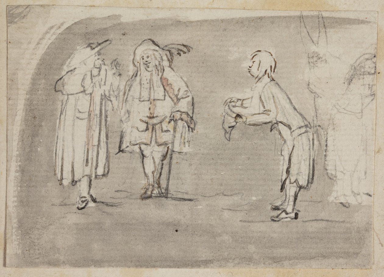 Escenes de la "Masquerade" finlandesa de Ludvig Holberg tekijältä Peter Cramer