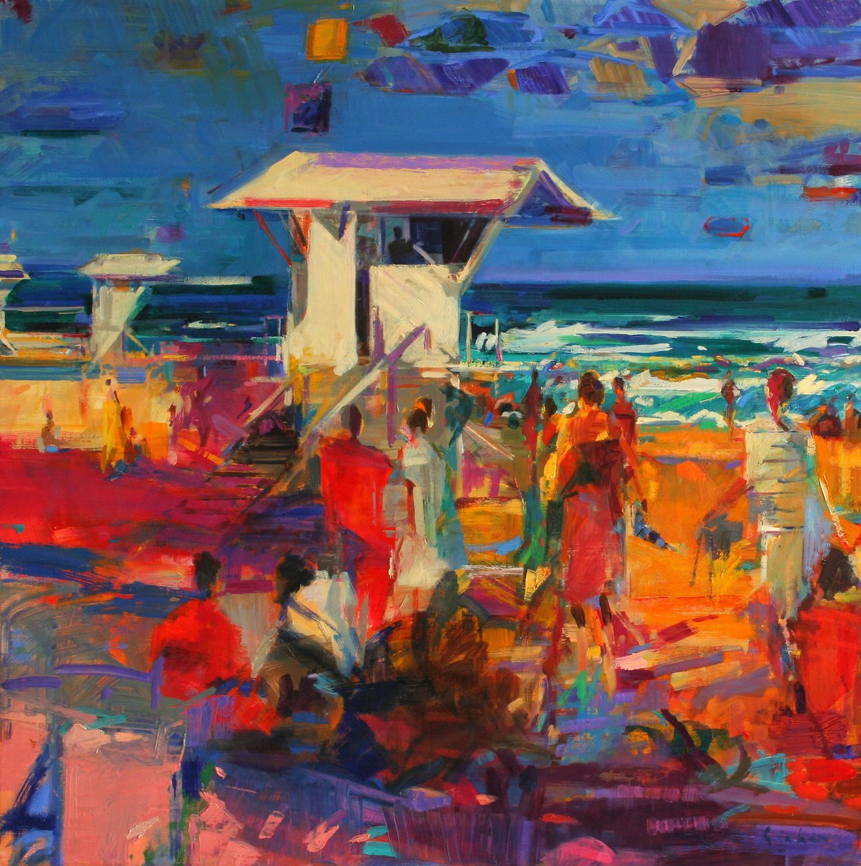 Palm Beach, Florida, 2011 tekijältä Peter Graham (Contemporary)