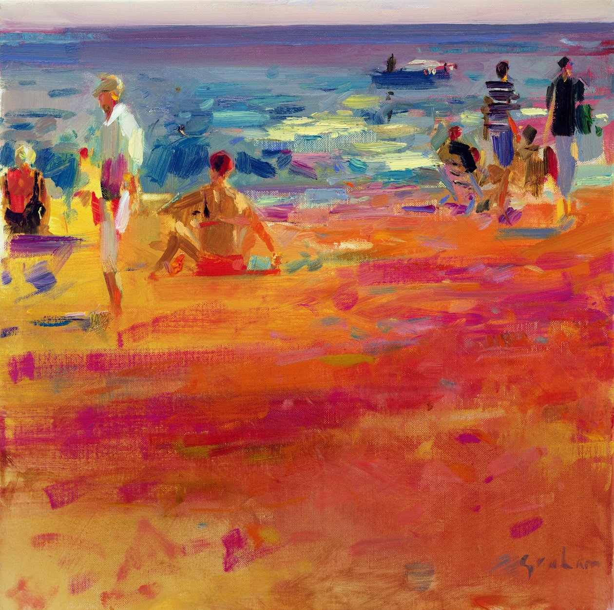 Scene de Plage tekijältä Peter Graham (Contemporary)