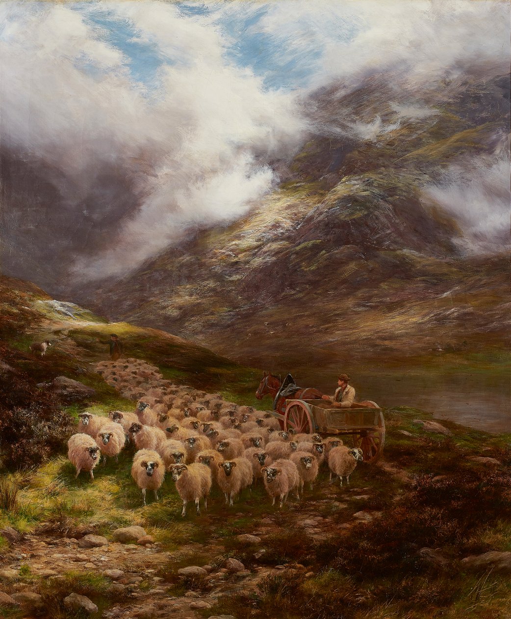 To Valley Pastures (öljy kankaalle) tekijältä Peter Graham