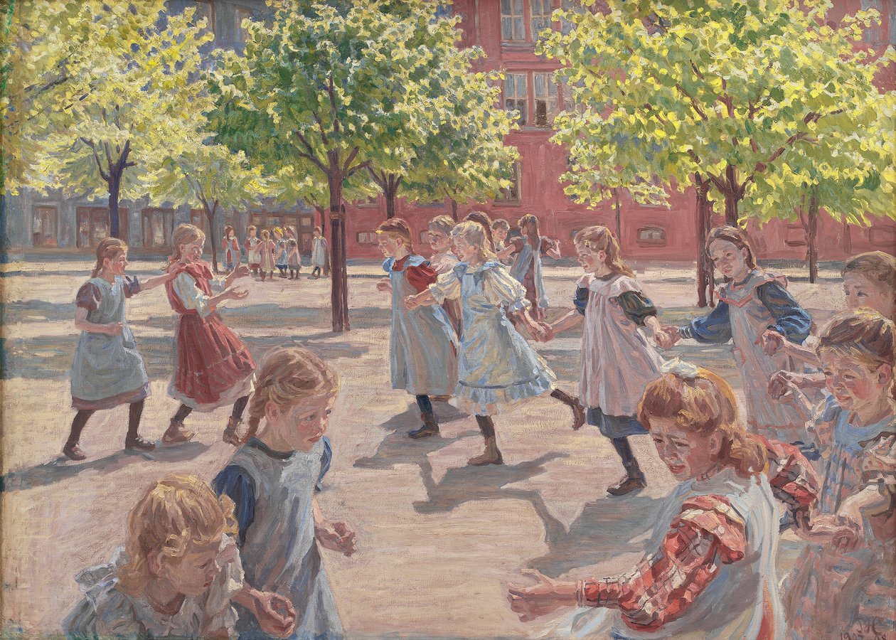 Leikkivät lapset, 1907-1908 tekijältä Peter Hansen