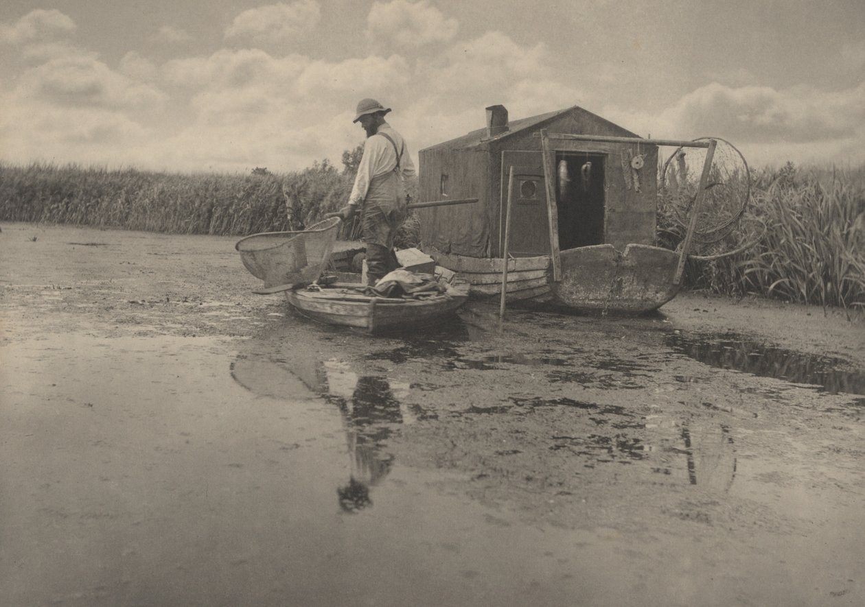 Ankeriassieppaajan koti, 1886. tekijältä Peter Henry Emerson