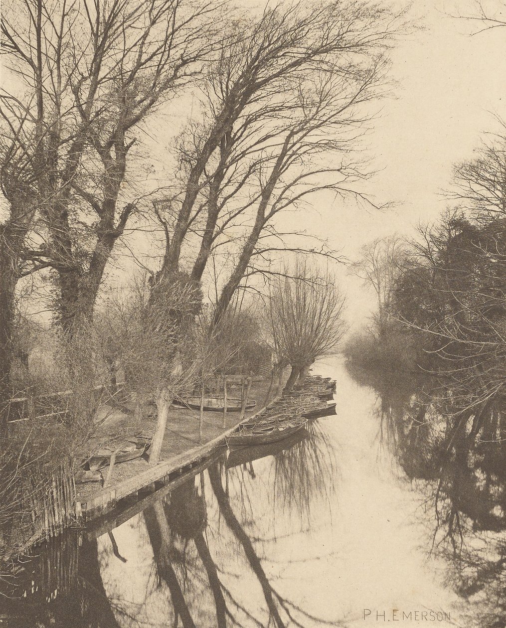 Crusoen saari - River Granta tekijältä Peter Henry Emerson