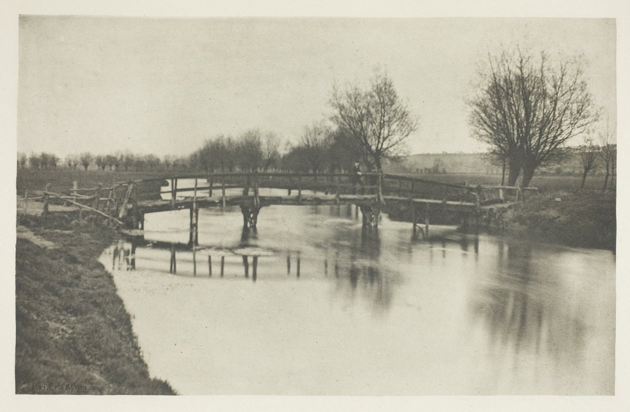 Jalkasilta lähellä Chestnutia tekijältä Peter Henry Emerson