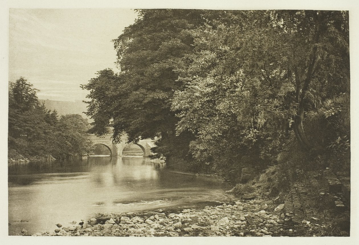 Rowsleyn silta, Derwent-joella tekijältä Peter Henry Emerson