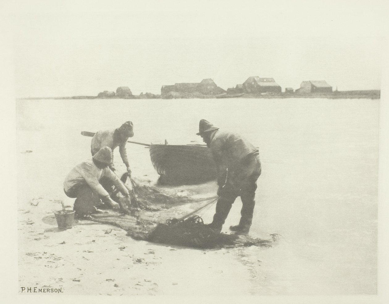 Sulatus Blythe-joella (Suffolk) tekijältä Peter Henry Emerson