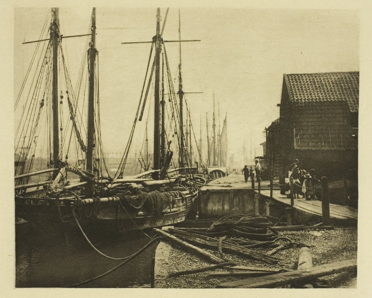 Laiturit päivällisaikaan tekijältä Peter Henry Emerson