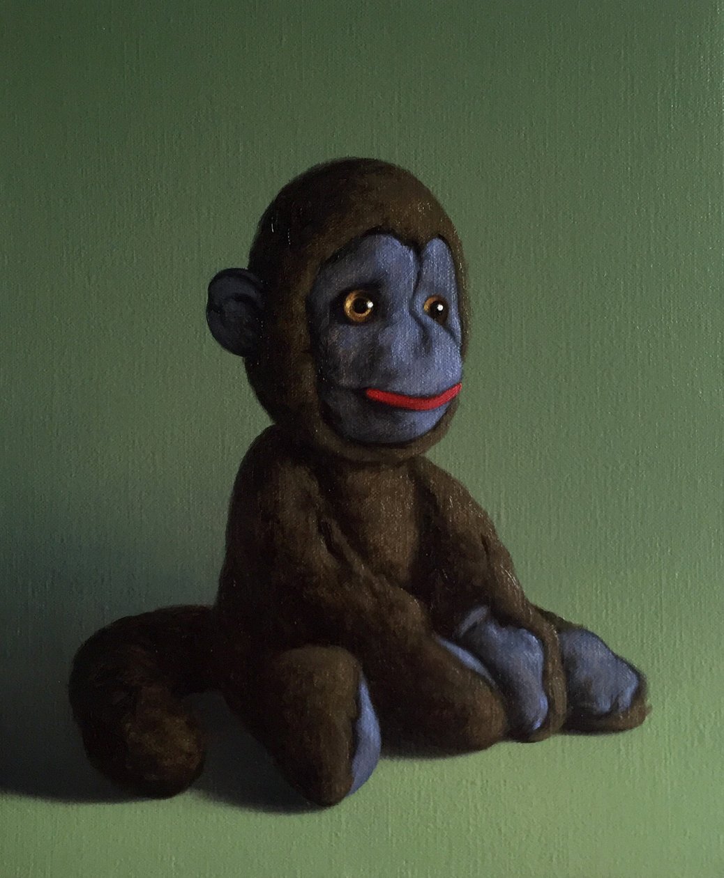 Brown Monkey on Green, 2016 tekijältä Peter Jones